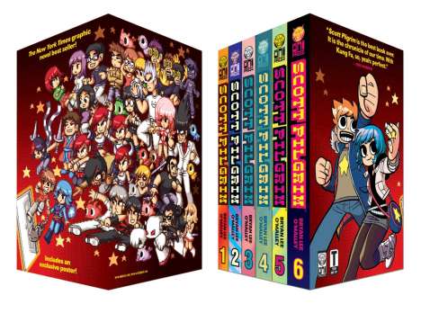 Bryan Lee O'Malley: Scott Pilgrim 6 Volume Boxed Set [With Poster], Buch