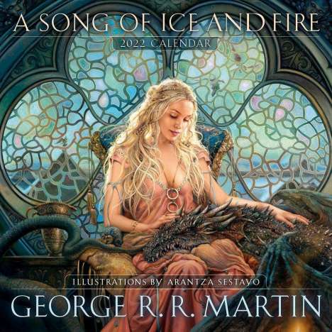George R. R. Martin: Martin, G: Song of Ice and Fire 2022 Calendar, Kalender