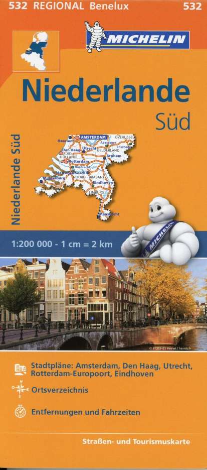 Michelin Karte Niederlande Süd. Zuid-Nederland. Pays-Bas Sud, Diverse