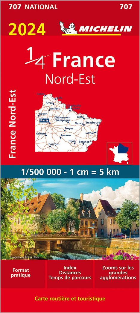 Michelin Nordostfrankreich, Karten
