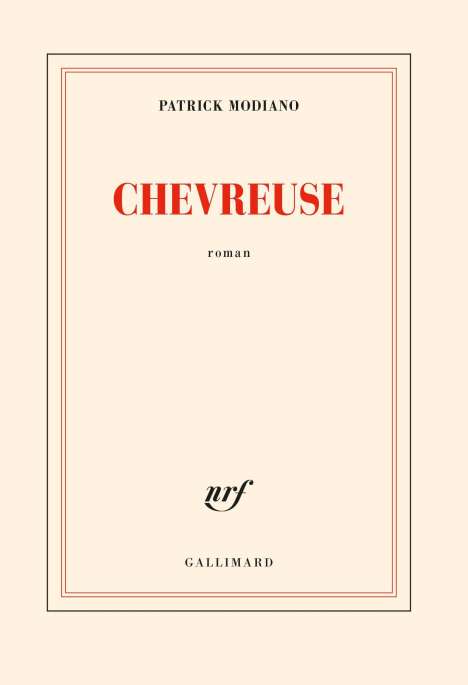 Patrick Modiano: Chevreuse, Buch