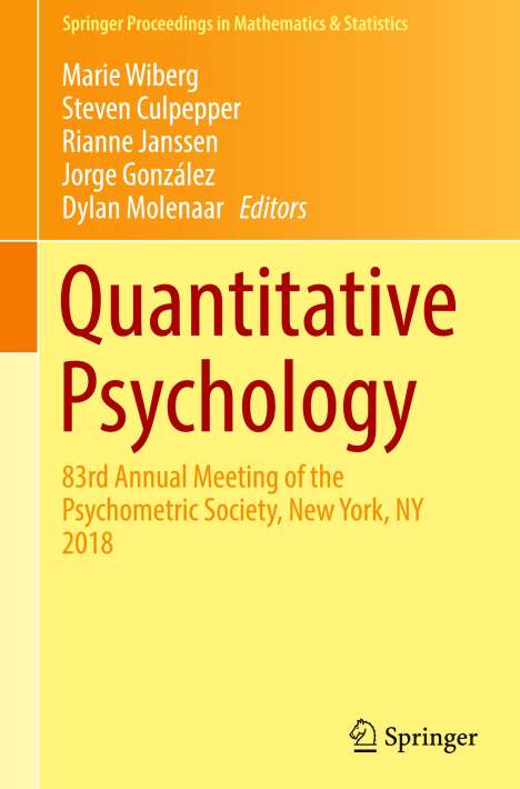 Quantitative Psychology, Buch