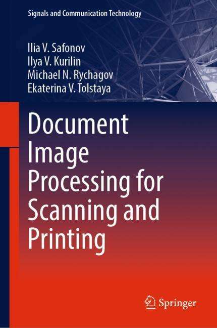 Ilia V. Safonov: Document Image Processing for Scanning and Printing, Buch