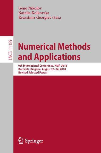 Numerical Methods and Applications, Buch