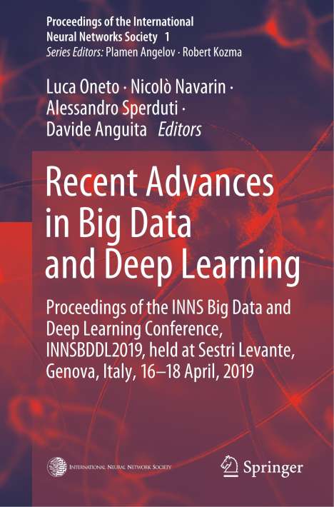 Recent Advances in Big Data and Deep Learning, Buch