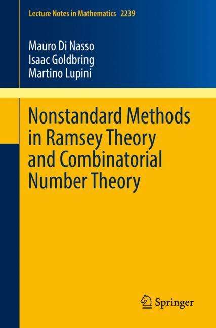 Mauro Di Nasso: Nonstandard Methods in Ramsey Theory and Combinatorial Number Theory, Buch
