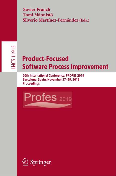 Product-Focused Software Process Improvement, Buch