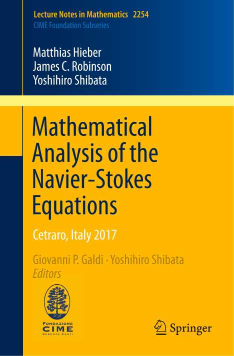 Matthias Hieber: Mathematical Analysis of the Navier-Stokes Equations, Buch