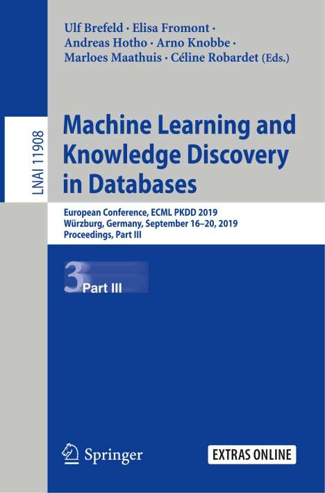 Machine Learning and Knowledge Discovery in Databases, Buch