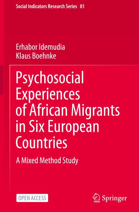 Klaus Boehnke: Psychosocial Experiences of African Migrants in Six European Countries, Buch