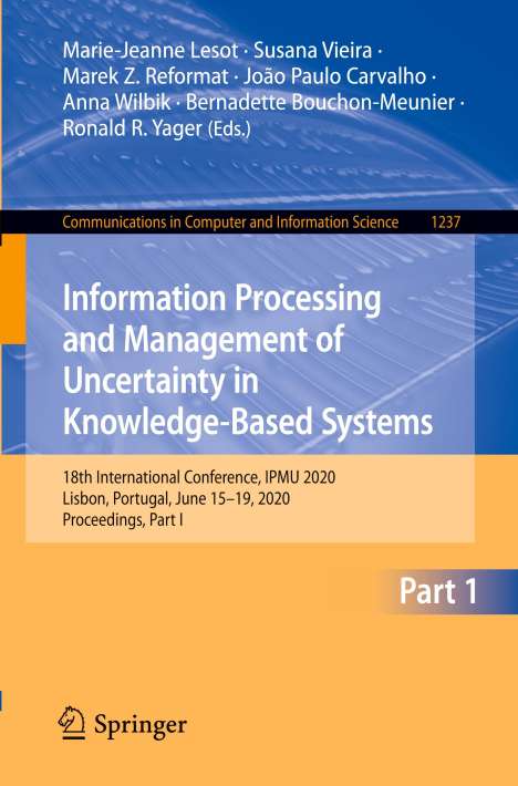 Information Processing and Management of Uncertainty in Knowledge-Based Systems, Buch