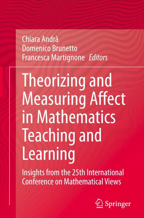 Theorizing and Measuring Affect in Mathematics Teaching and Learning, Buch