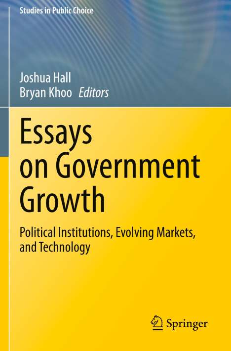 Essays on Government Growth, Buch