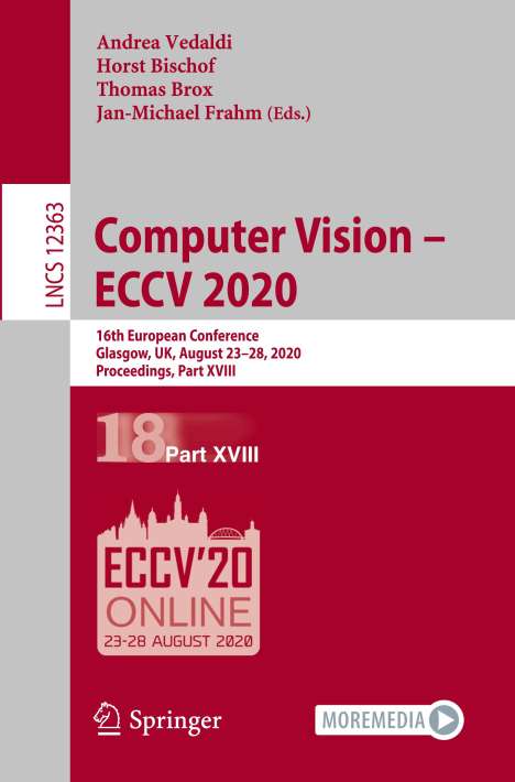 Computer Vision ¿ ECCV 2020, Buch