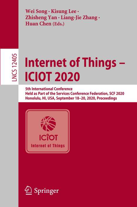 Internet of Things - ICIOT 2020, Buch