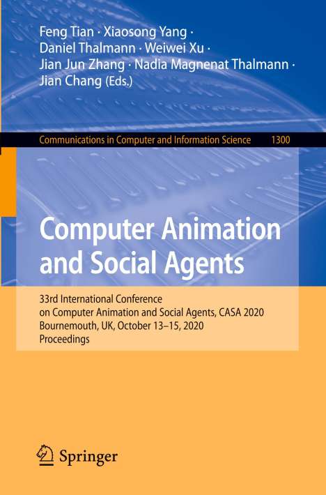 Computer Animation and Social Agents, Buch