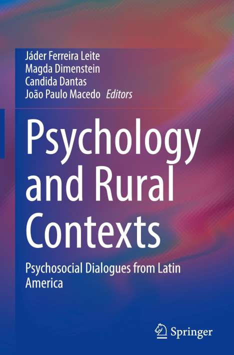 Psychology and Rural Contexts, Buch