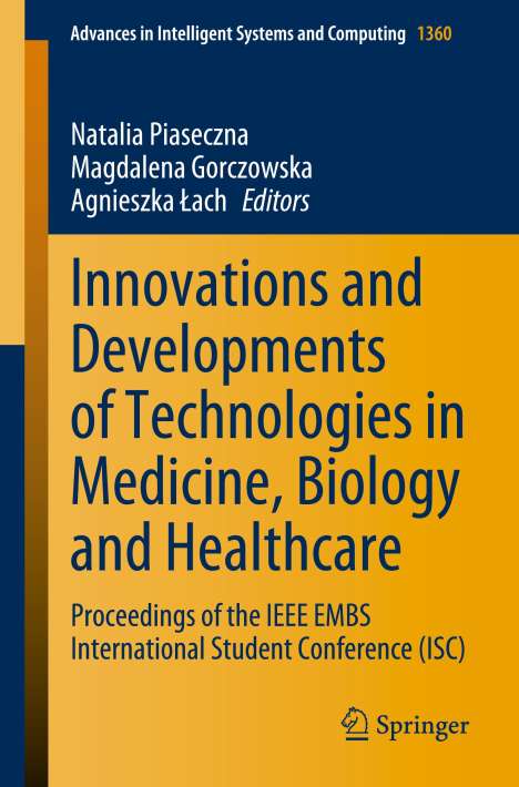Innovations and Developments of Technologies in Medicine, Biology and Healthcare, Buch