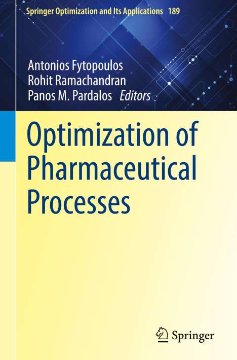 Optimization of Pharmaceutical Processes, Buch