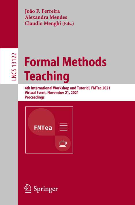 Formal Methods Teaching, Buch