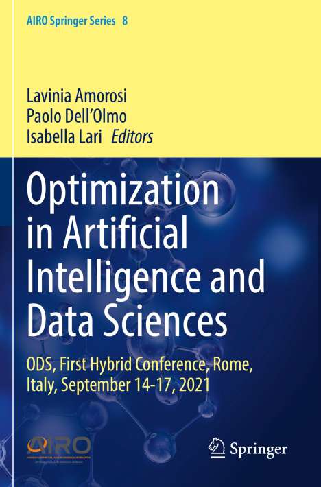 Optimization in Artificial Intelligence and Data Sciences, Buch