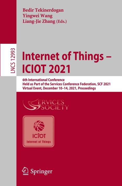 Internet of Things ¿ ICIOT 2021, Buch