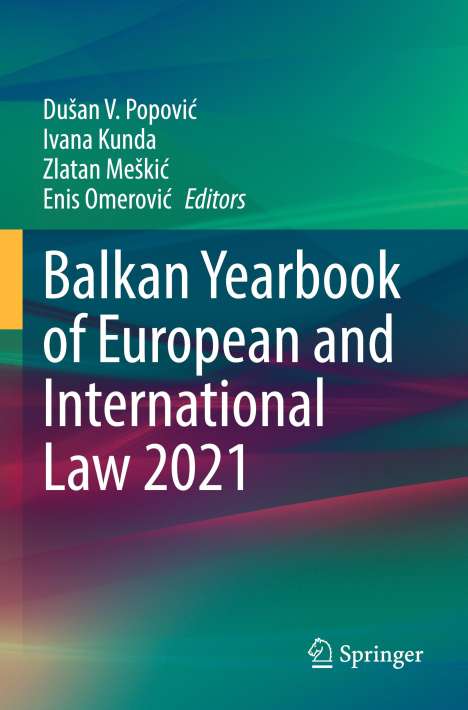 Balkan Yearbook of European and International Law 2021, Buch