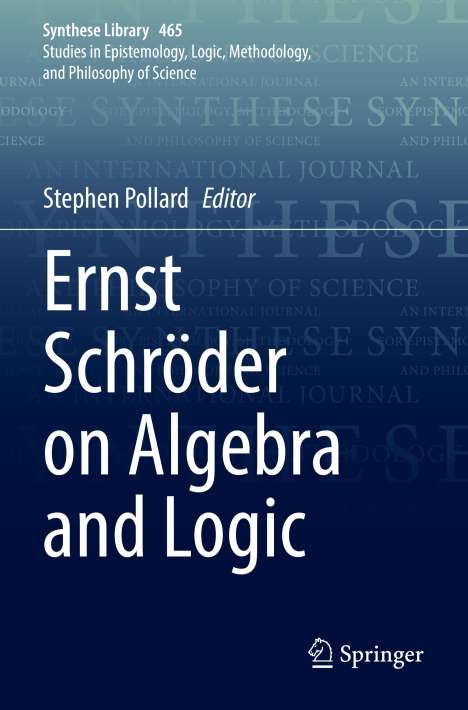 Ernst Schro¿der on Algebra and Logic, Buch