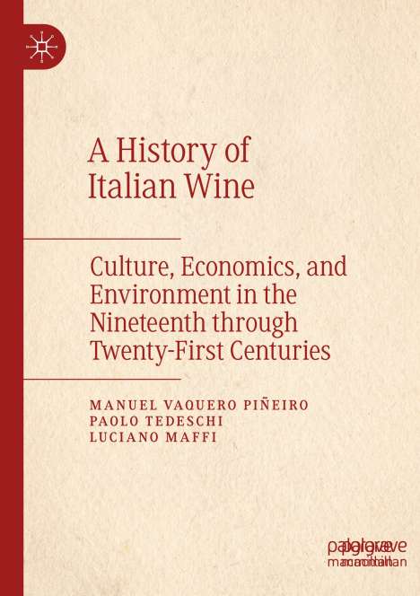 Manuel Vaquero Piñeiro: A History of Italian Wine, Buch