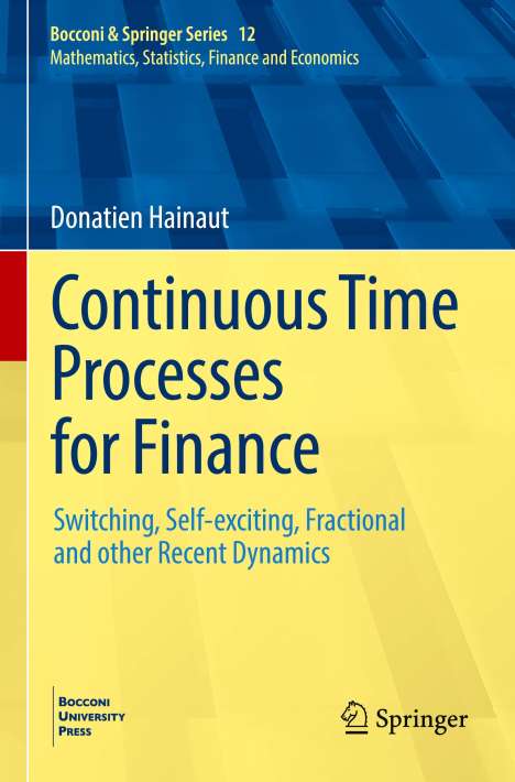 Donatien Hainaut: Continuous Time Processes for Finance, Buch