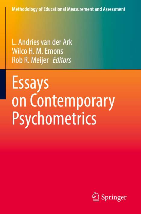 Essays on Contemporary Psychometrics, Buch