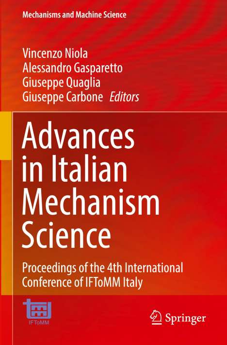 Advances in Italian Mechanism Science, Buch