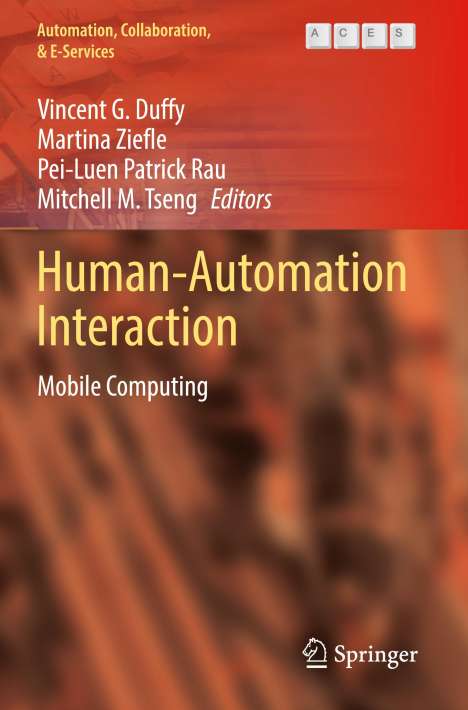 Human-Automation Interaction, Buch