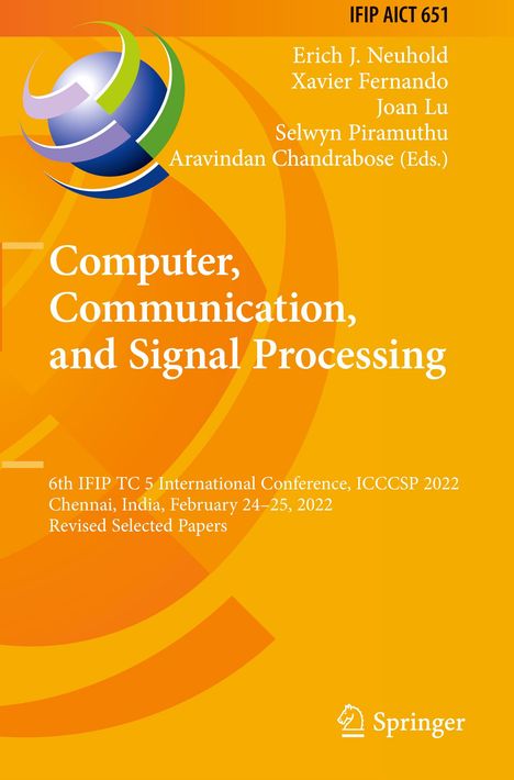 Computer, Communication, and Signal Processing, Buch