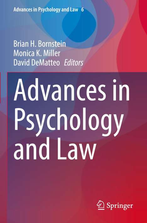 Advances in Psychology and Law, Buch