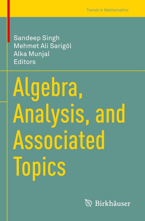 Algebra, Analysis, and Associated Topics, Buch