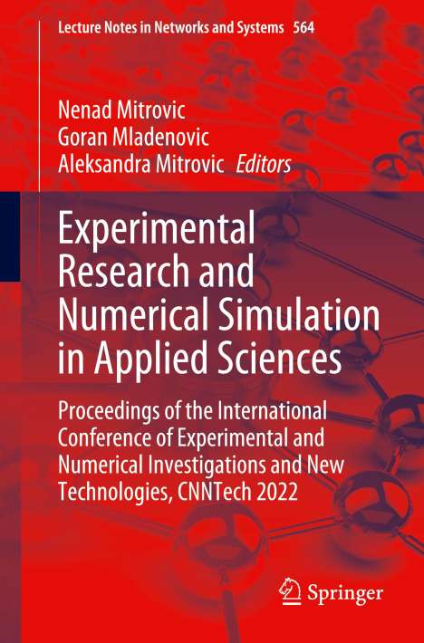 Experimental Research and Numerical Simulation in Applied Sciences, Buch