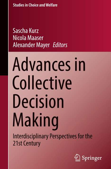 Advances in Collective Decision Making, Buch