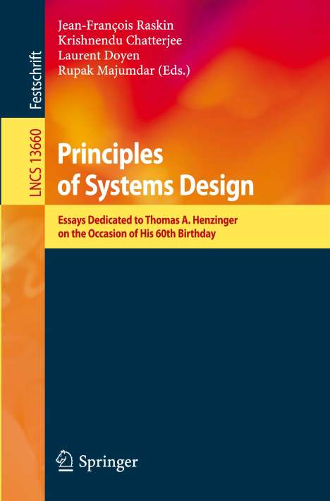 Principles of Systems Design, Buch