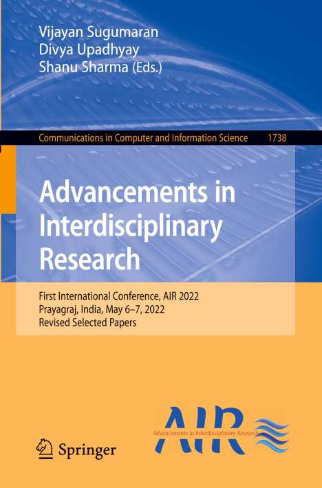 Advancements in Interdisciplinary Research, Buch