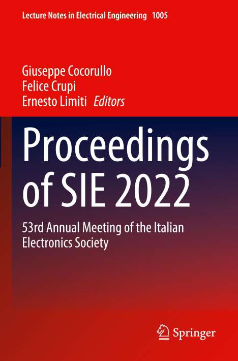 Proceedings of SIE 2022, Buch