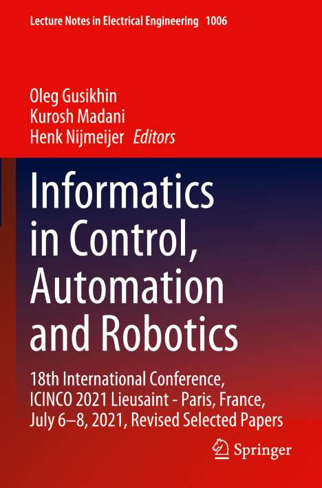 Informatics in Control, Automation and Robotics, Buch