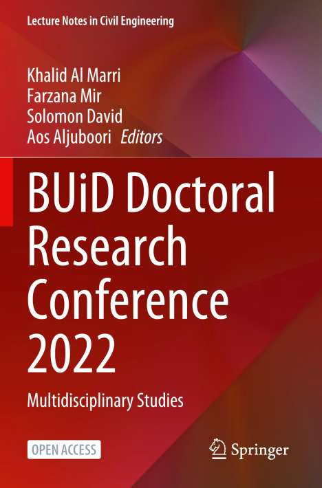 BUiD Doctoral Research Conference 2022, Buch