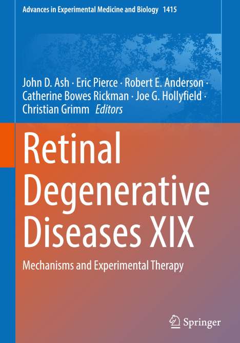 Retinal Degenerative Diseases XIX, Buch