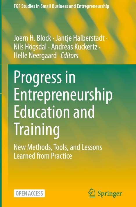 Progress in Entrepreneurship Education and Training, Buch