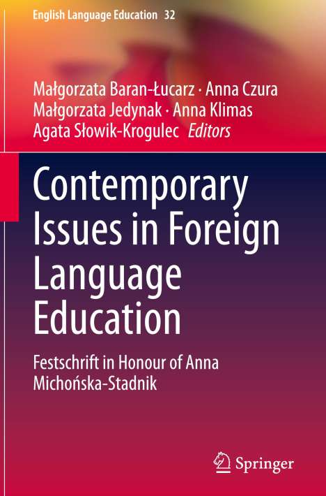 Contemporary Issues in Foreign Language Education, Buch