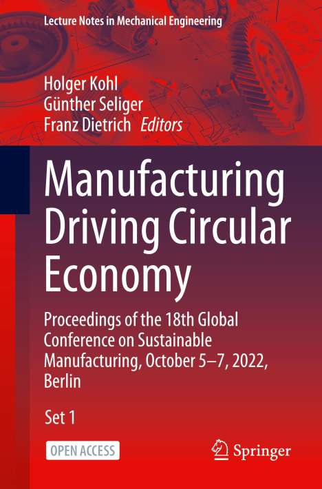 Manufacturing Driving Circular Economy, 2 Bücher