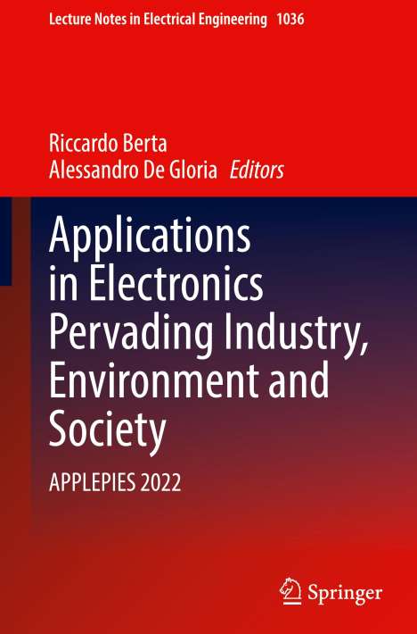 Applications in Electronics Pervading Industry, Environment and Society, Buch