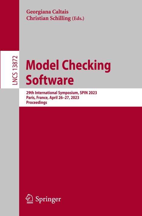 Model Checking Software, Buch