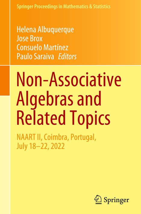 Non-Associative Algebras and Related Topics, Buch